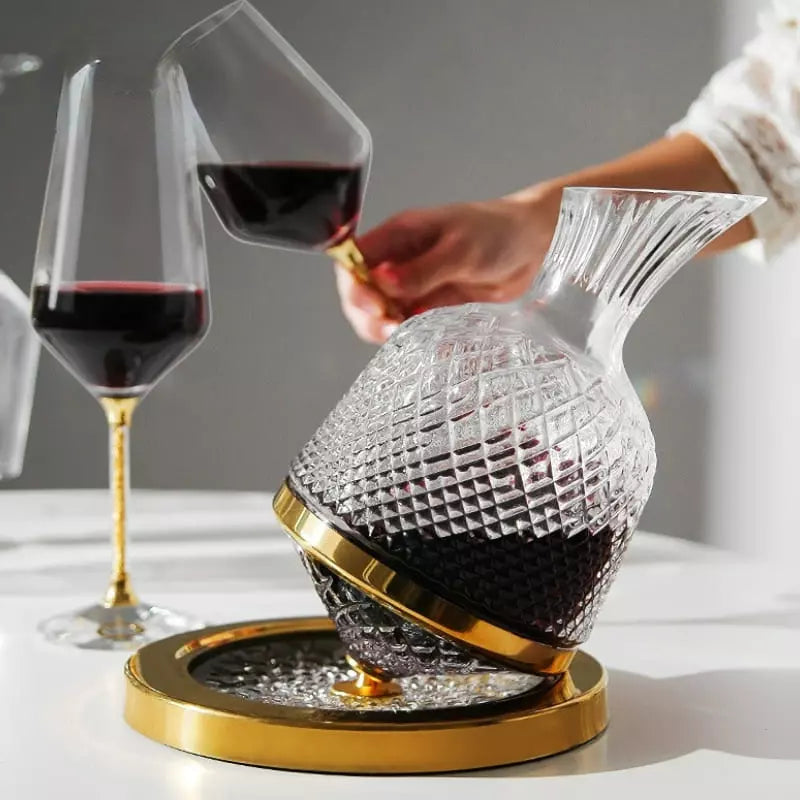 Decanter de Vinho Recipiente de Vidro Cristal Decantador Versattillè™